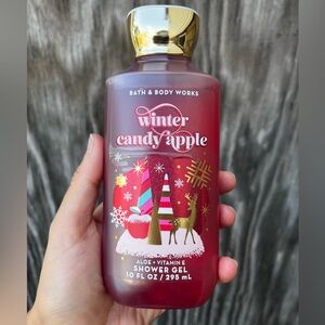 Brand new bath & body works shower gel winter candy apple 10 fl oz